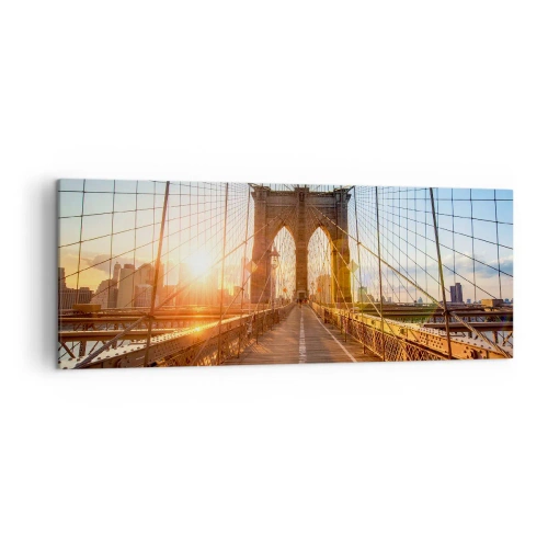 Quadro em tela - Na Ponte Dourada - 140x50 cm