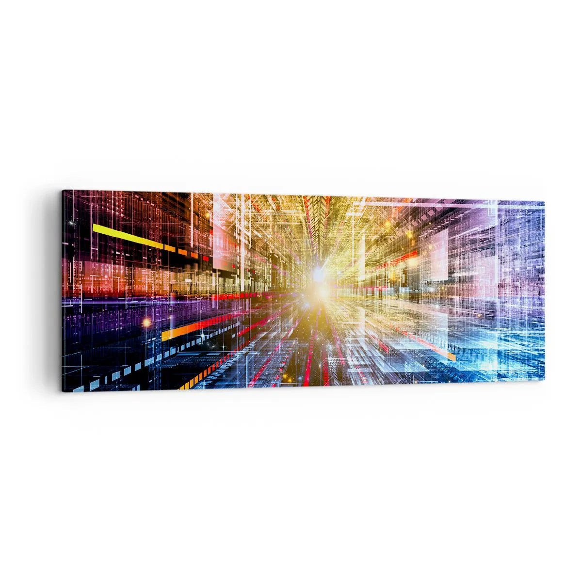 Quadro em tela - Corredor de luz - 140x50 cm