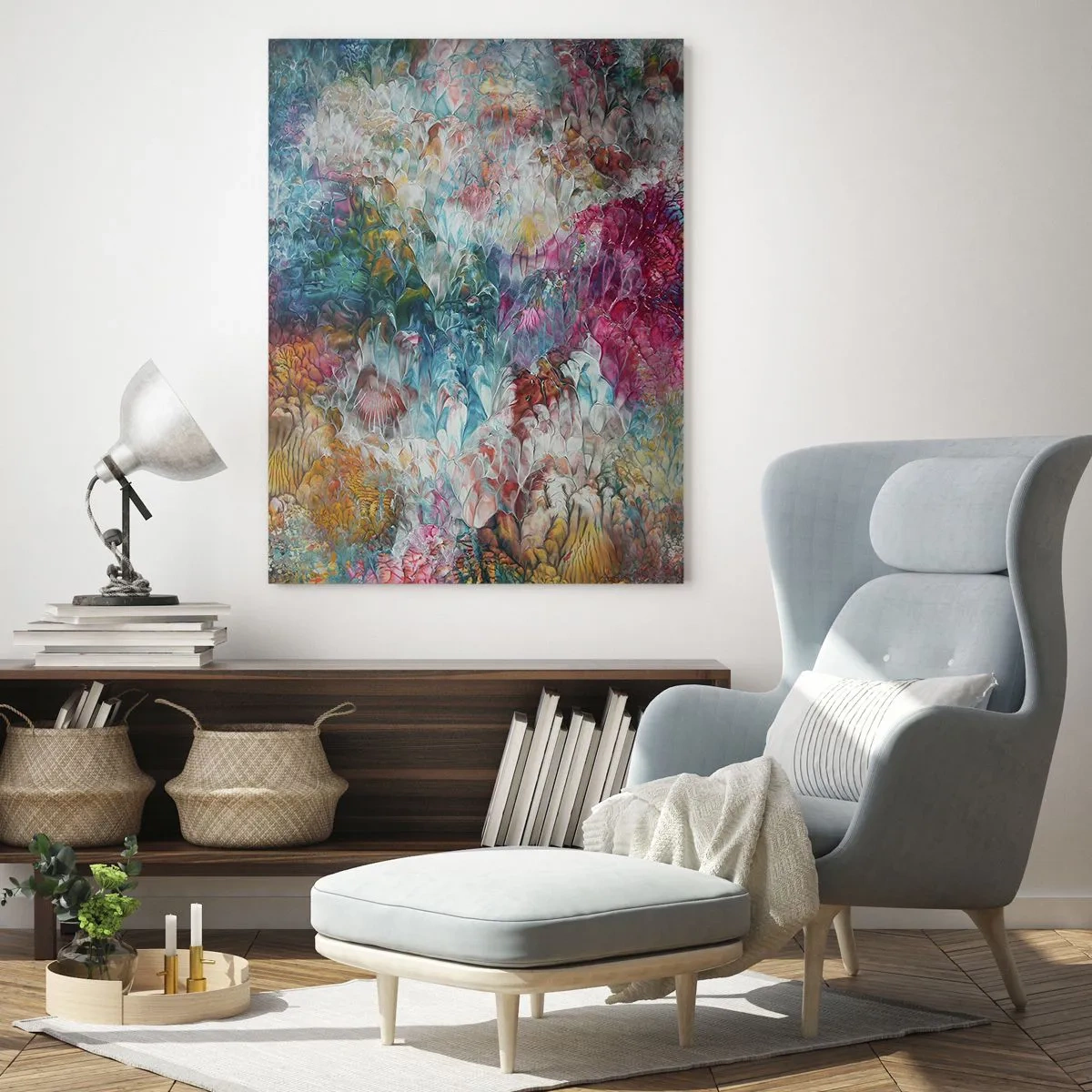 Quadro em vidro - Em plena floração - 80x120 cm