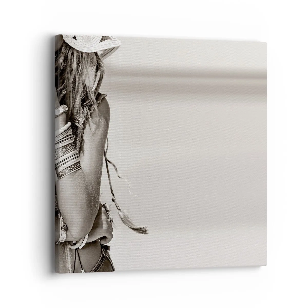 Quadro em tela - Como uma menina - 40x40 cm
