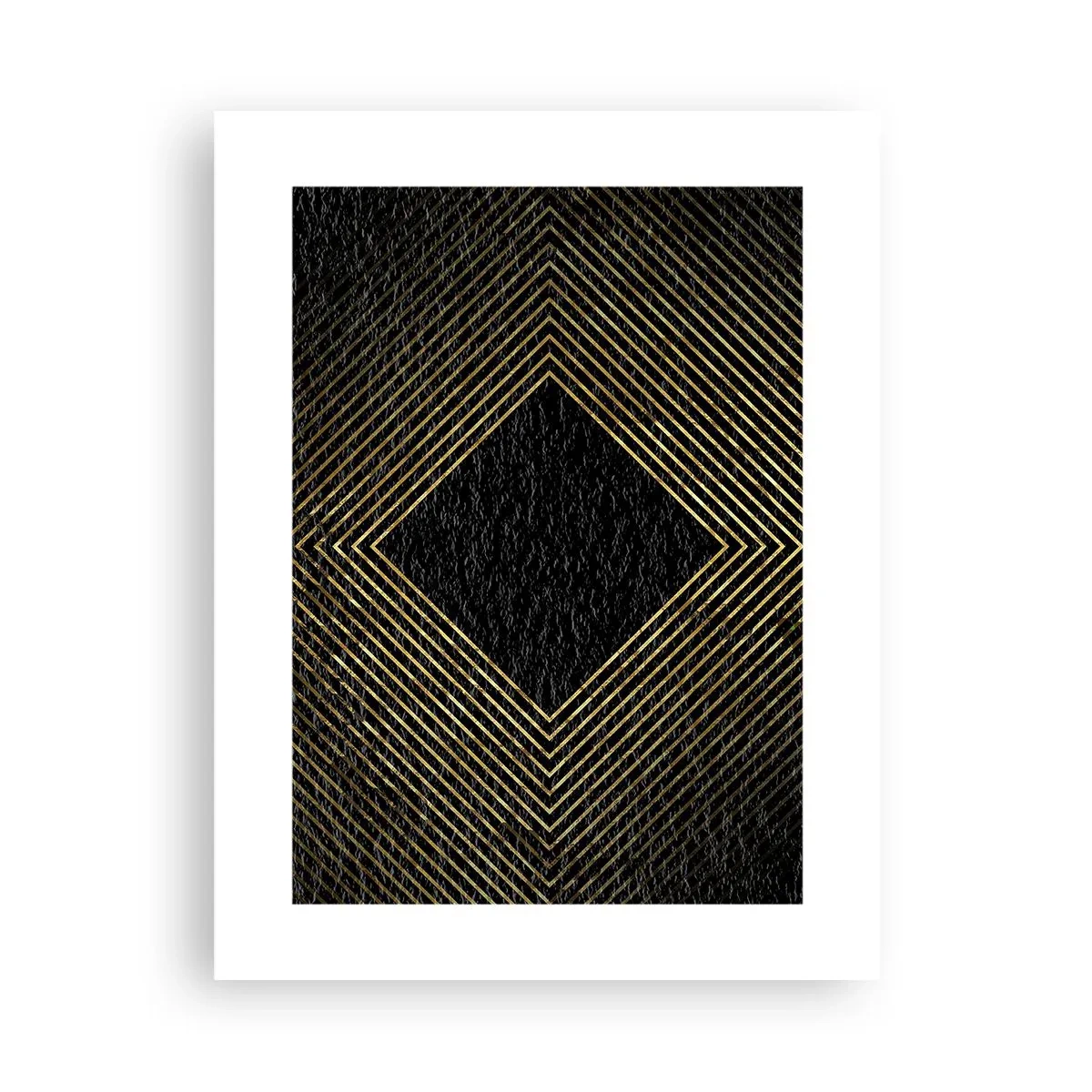 Pôster - Geometria em estilo glamoroso - 30x40 cm