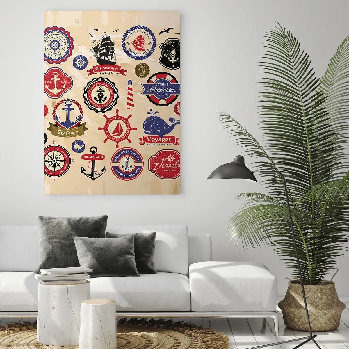 Quadro em vidro - Irmandade da vela - 50x70 cm