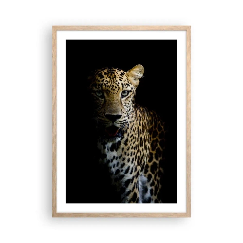 Pôster com moldura de carvalho claro - Beleza escura - 50x70 cm