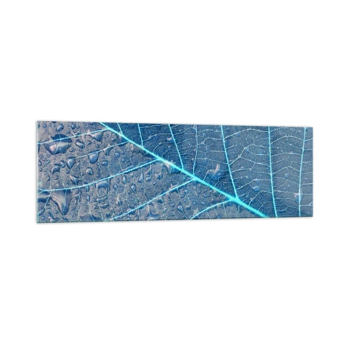 Quadro em vidro - A vida em azul - 160x50 cm
