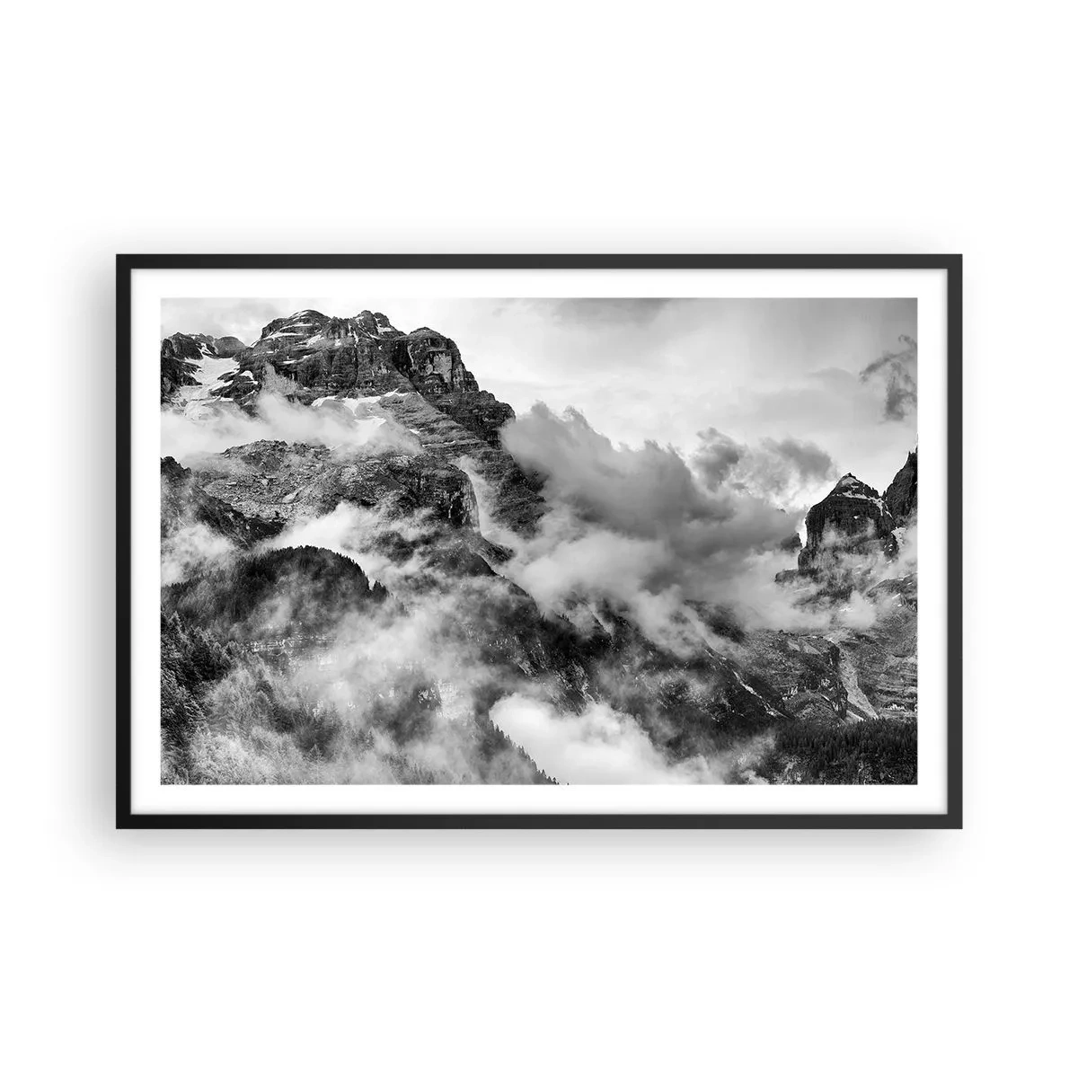 Pôster com moldura preta - Bonitas e cruéis - 91x61 cm