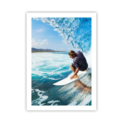 Pôster - Dançando com as ondas - 50x70 cm