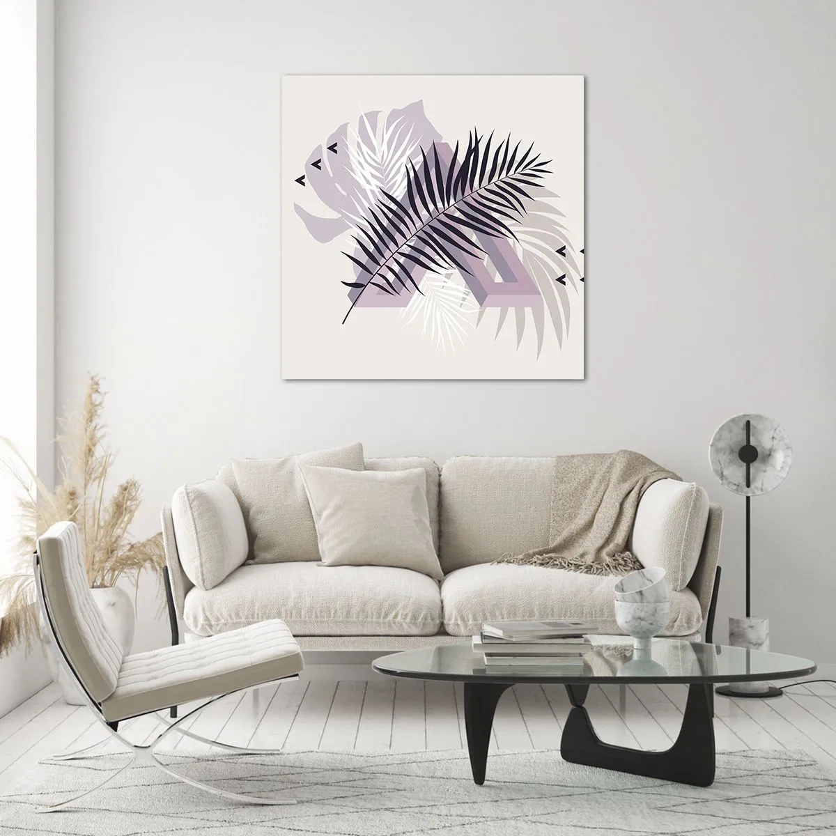 Quadro em vidro - A sombra de uma sombra - 70x70 cm