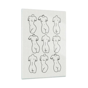 Quadro em vidro - Apenas Vênus - 50x70 cm