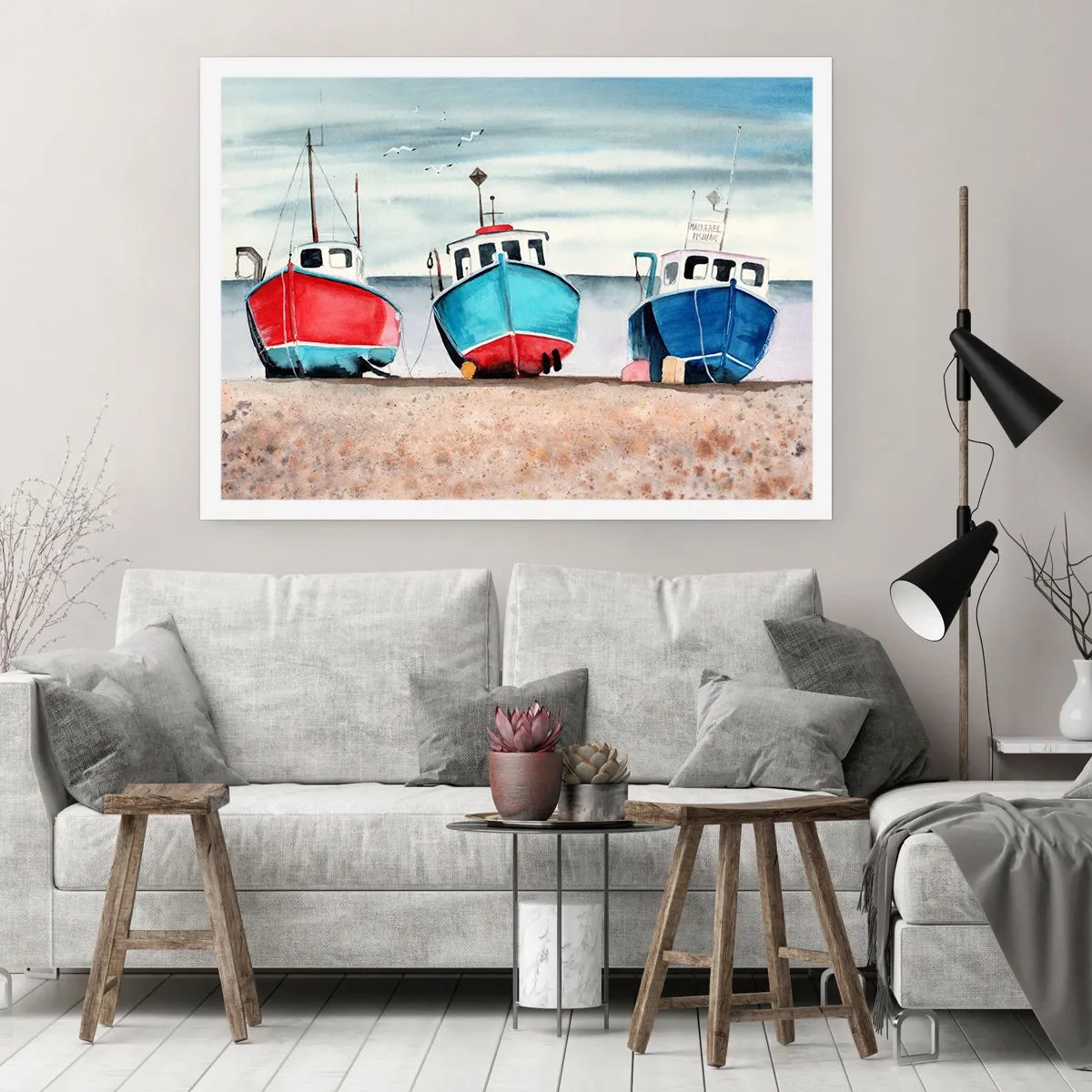 Pôster - Pronto para pescar - 91x61 cm