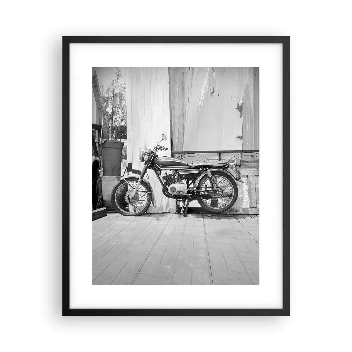 Pôster com moldura preta - O clássico acima de tudo - 40x50 cm