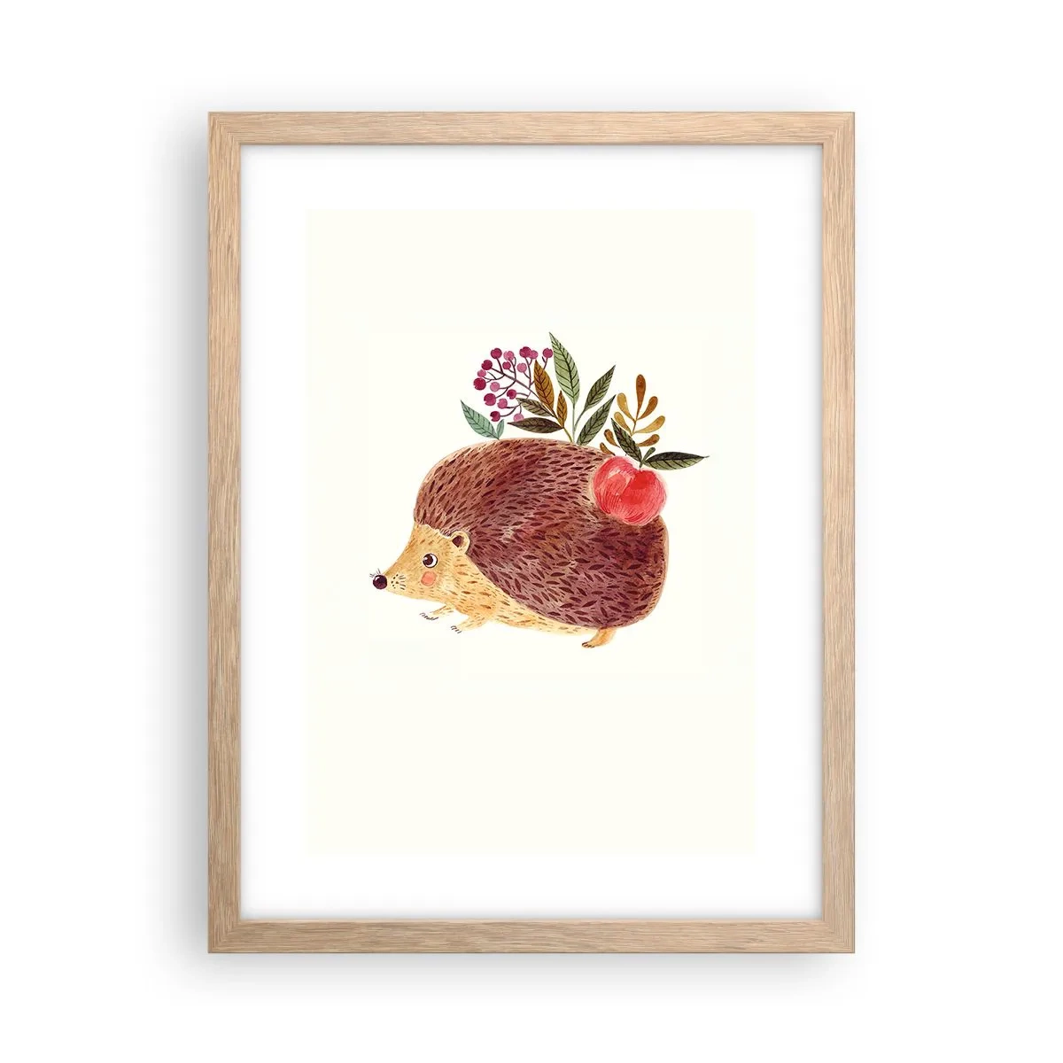 Pôster com moldura de carvalho claro - Já gostas de mim - 30x40 cm