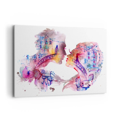 Quadro em tela - A ponte secreta dos suspiros - 100x70 cm