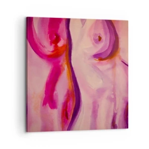 Quadro em tela - Ode à Feminilidade - 60x60 cm