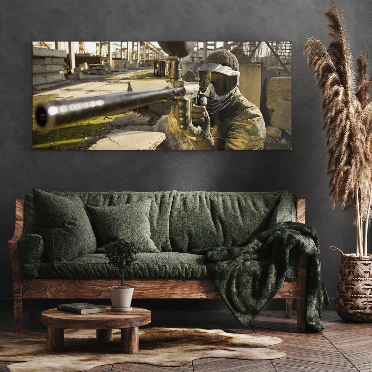 Quadro em tela - Você também pode ser um herói - 90x30 cm