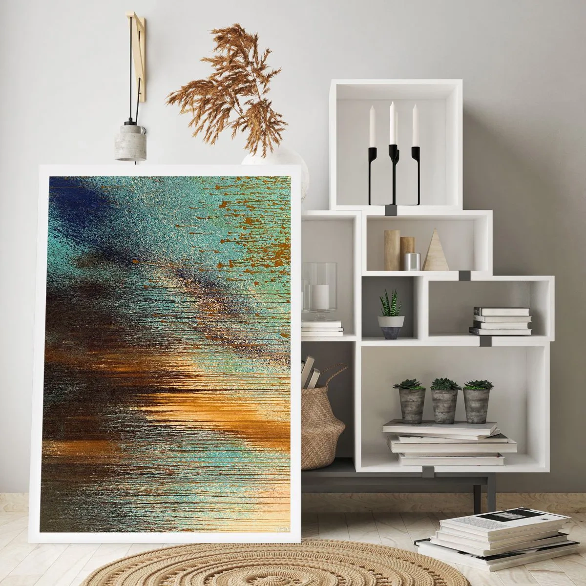 Pôster - Uma composição colorida não acidental - 61x91 cm