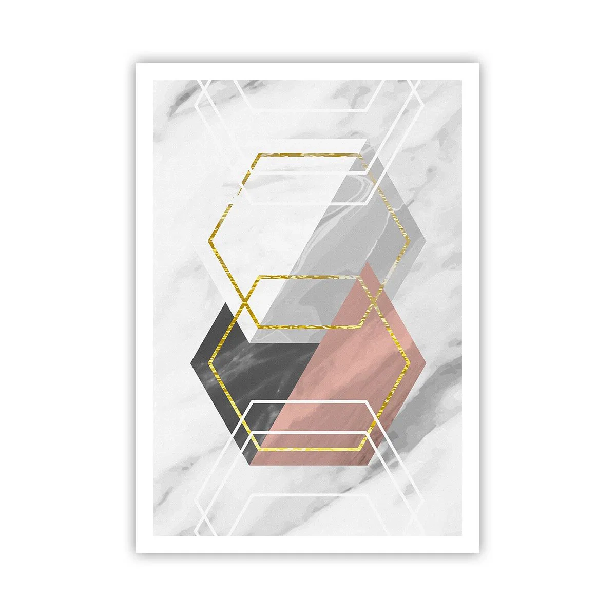 Pôster - Composição em cadeia - 70x100 cm