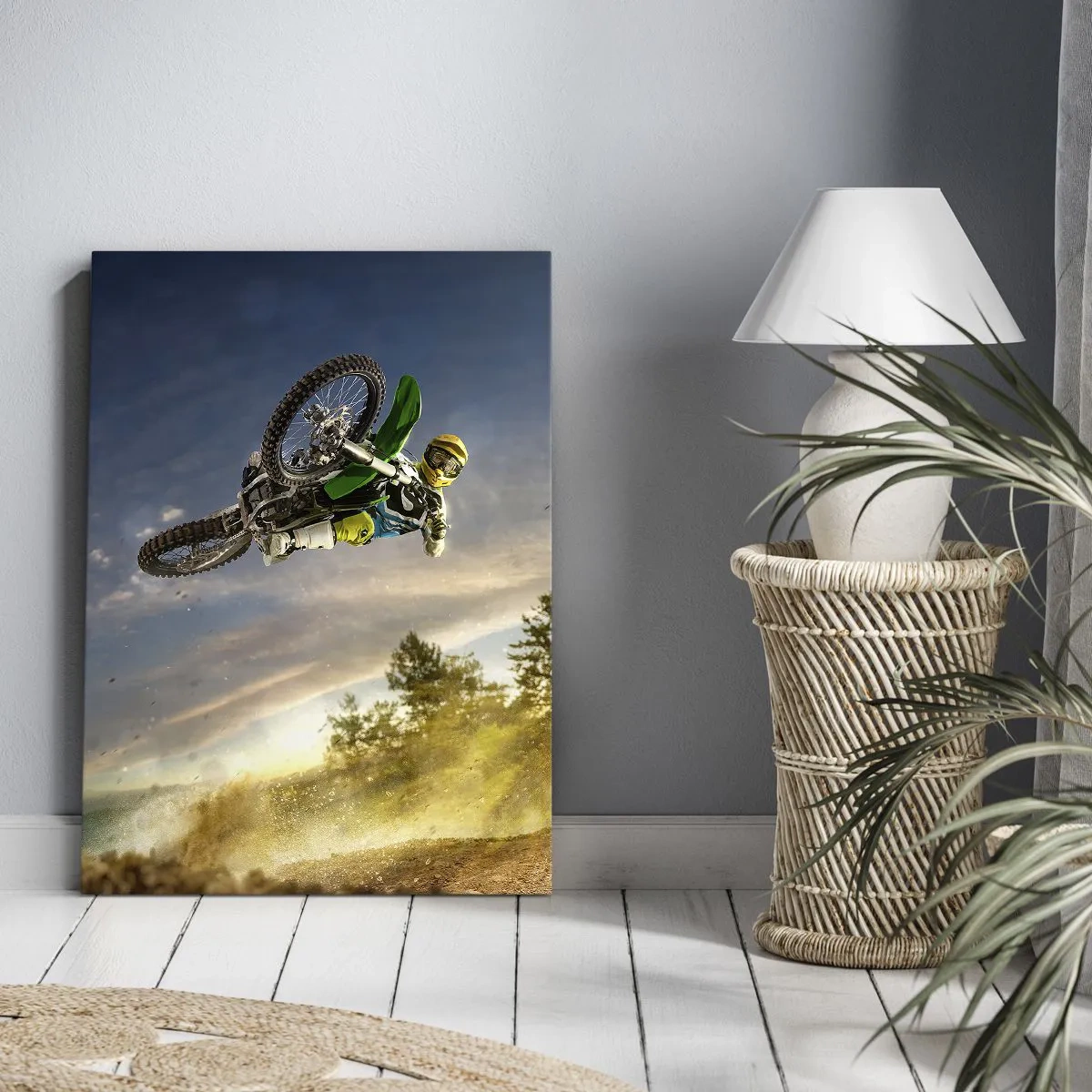 Quadro em tela - Hora da aventura! - 65x120 cm