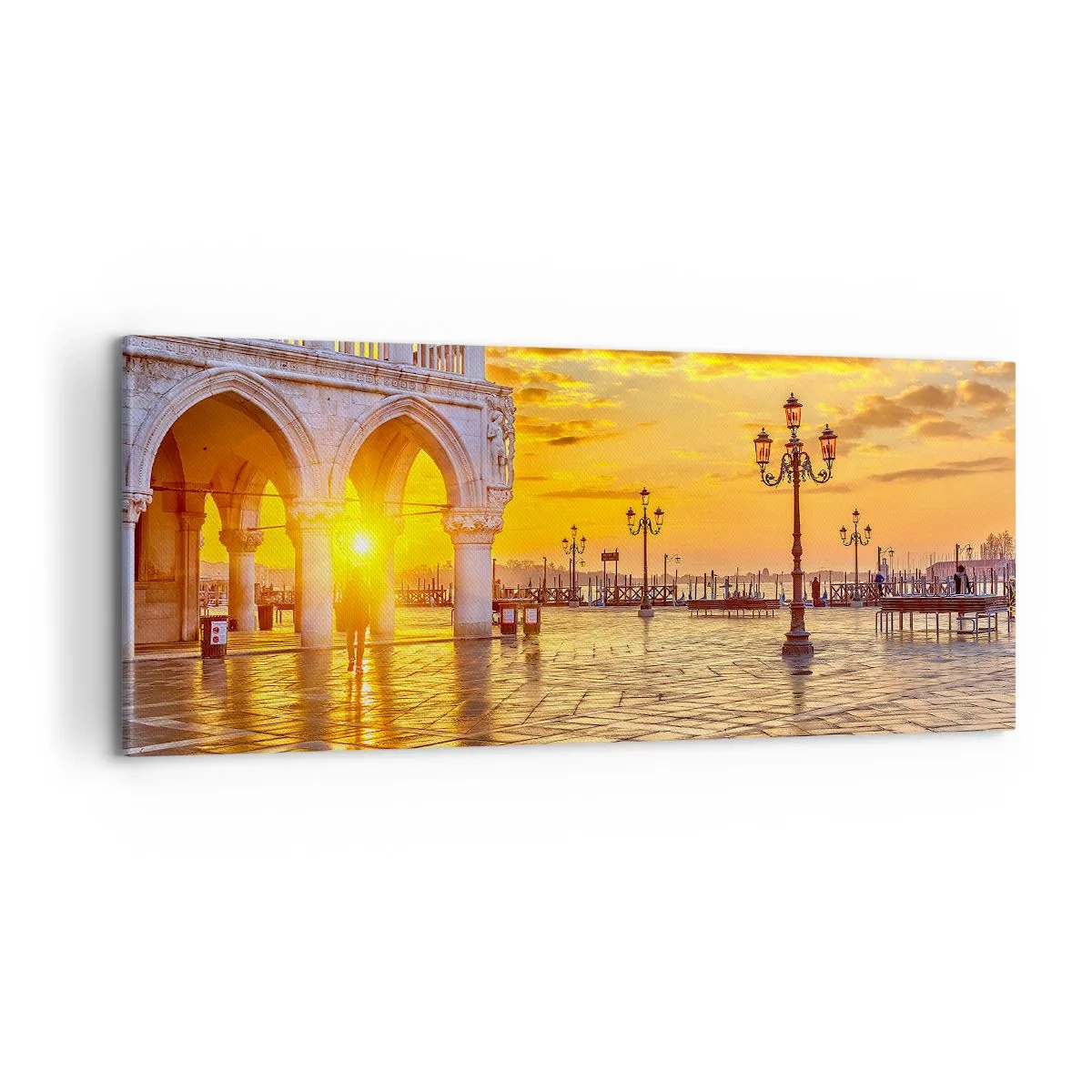 Quadro em tela - Onde está todo mundo? - 100x40 cm
