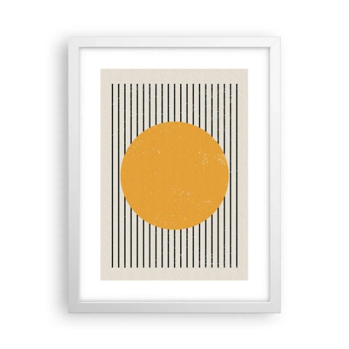 Pôster em moldura branca - O poder da simplicidade - 30x40 cm