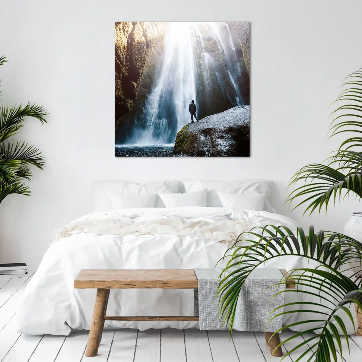 Quadro em tela - Restabelecimento das proporções - 50x50 cm