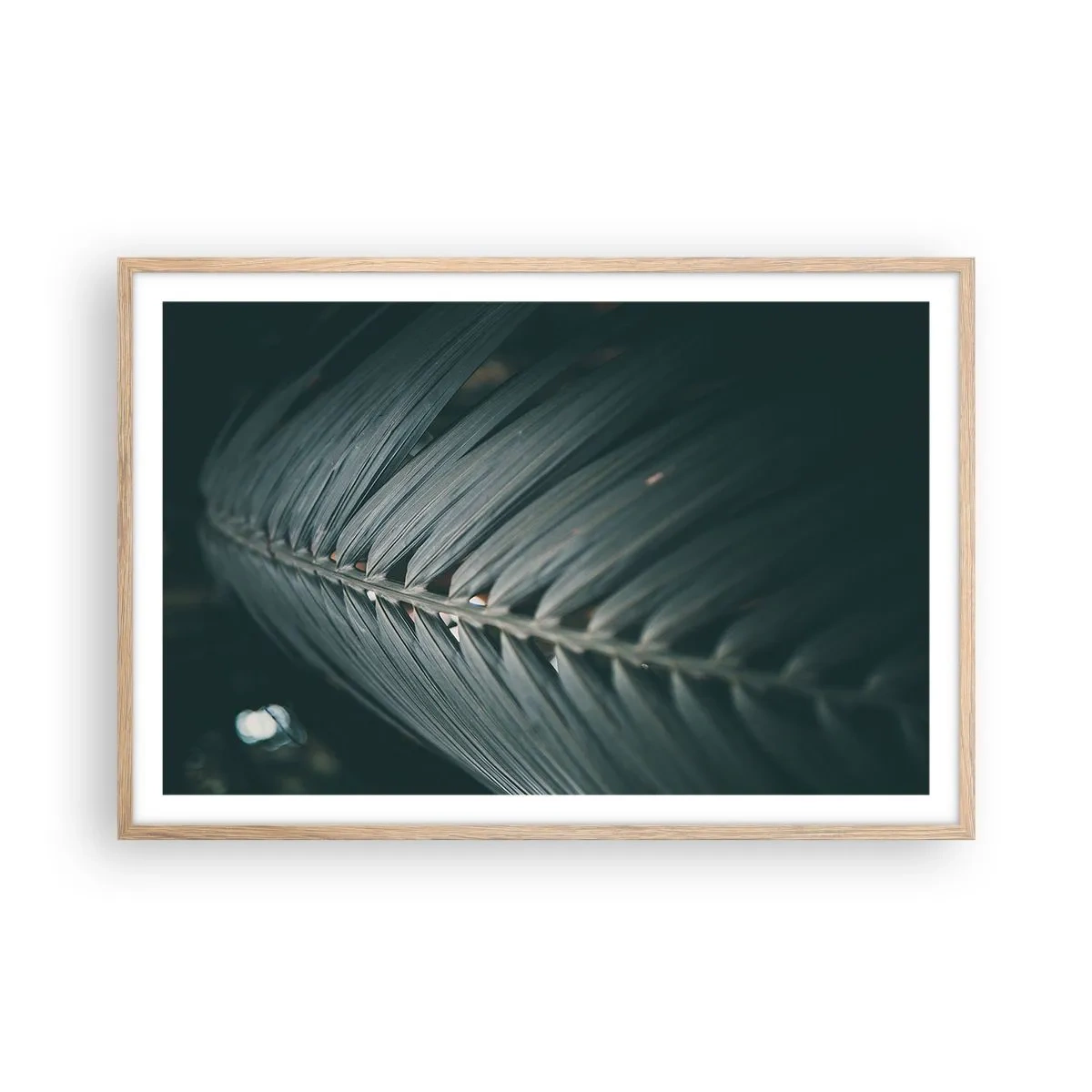 Pôster com moldura de carvalho claro - A precisão da natureza - 91x61 cm