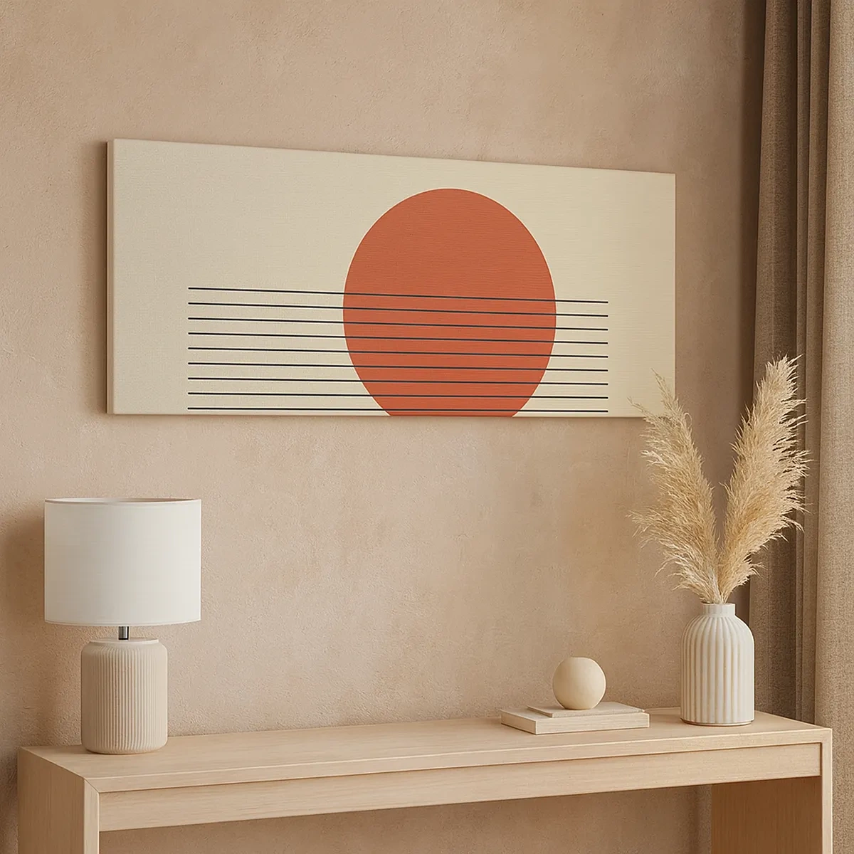 Quadro em tela - Em círculo e mais além - 30x30 cm