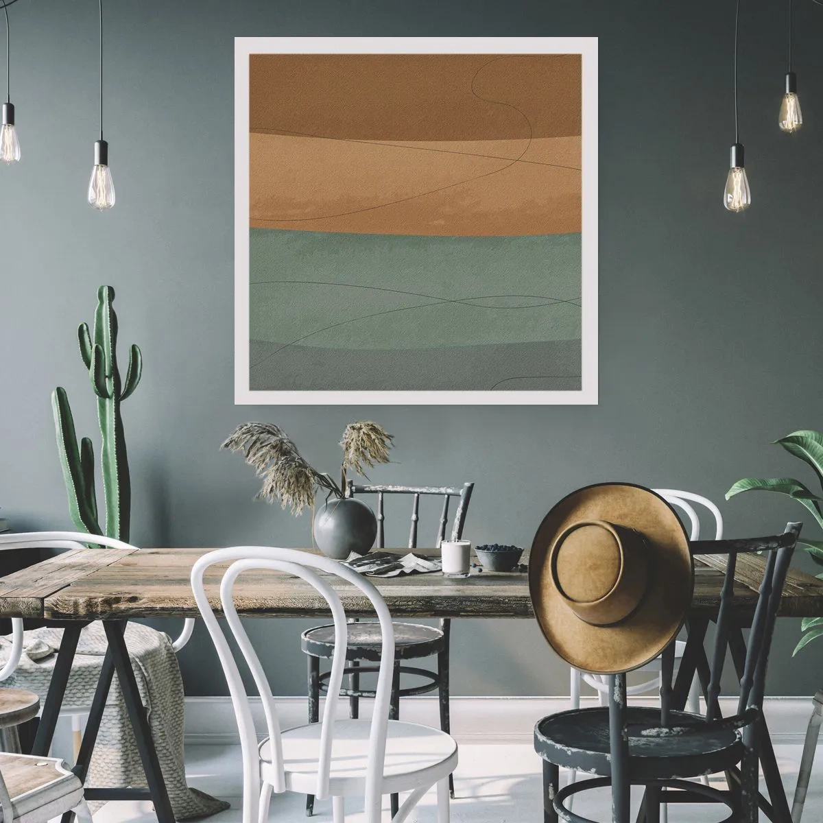 Pôster - Composição horizontal - 40x40 cm