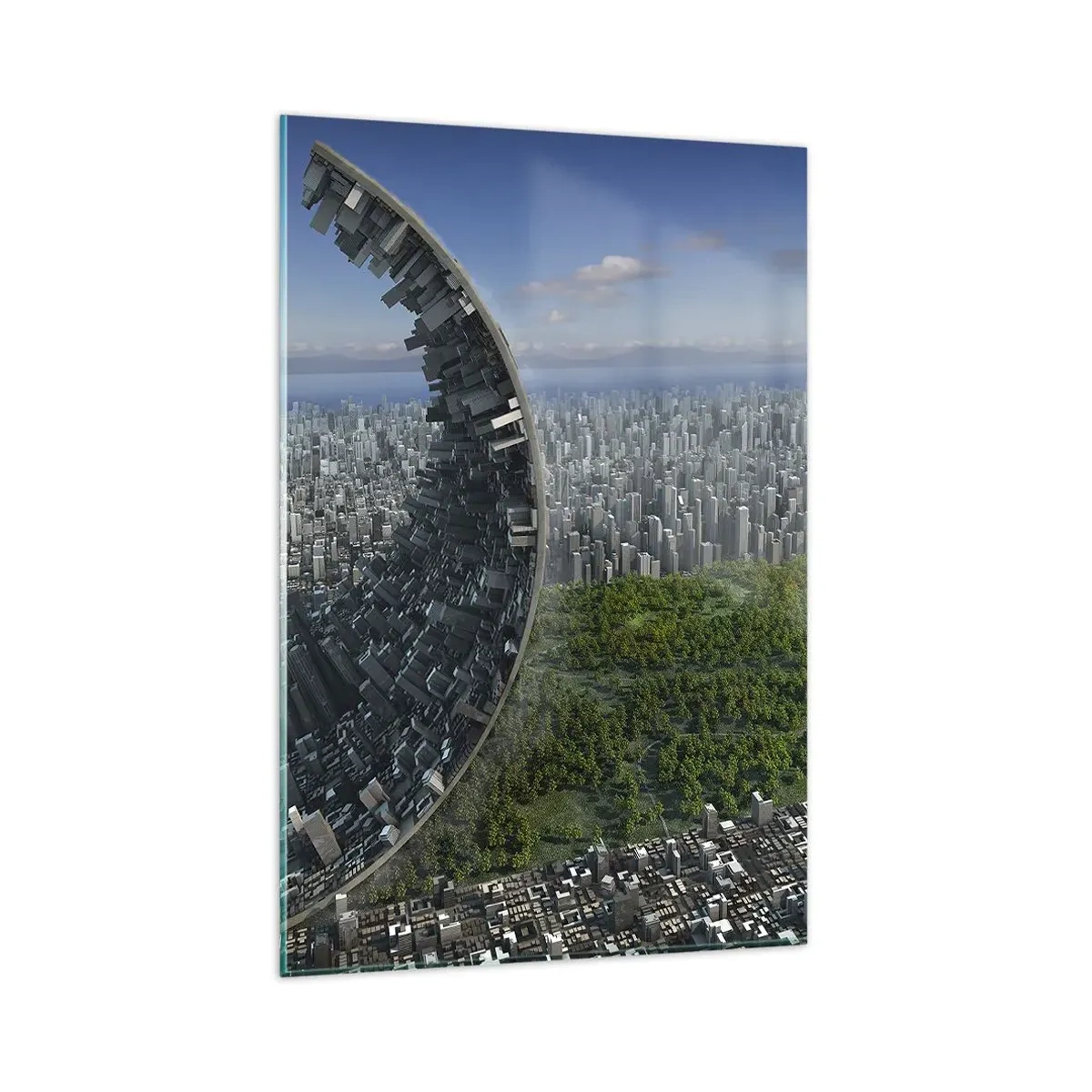 Quadro em vidro - A natureza é eterna - 80x120 cm