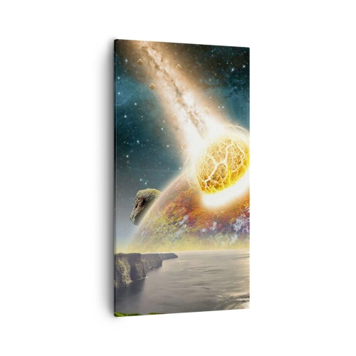 Quadro em tela - Drama espacial - 55x100 cm