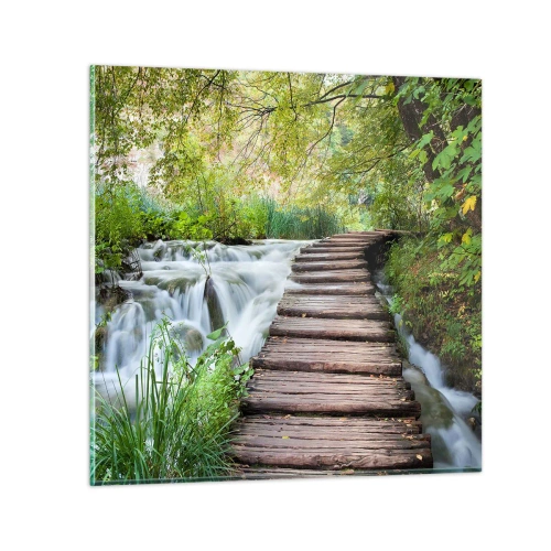 Quadro em vidro - As aparências enganam - 40x40 cm