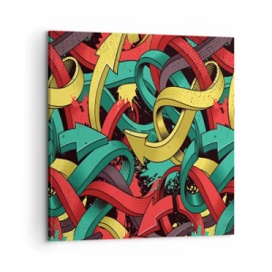 Quadro em tela - Qual o caminho para o destino? - 60x60 cm