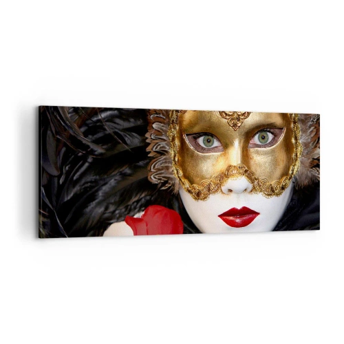 Quadro em tela - Porque a vida é uma grande baile - 120x50 cm