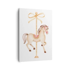 Quadro em tela - Um trote gracioso - 70x100 cm