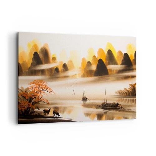 Quadro em tela - Além do Extremo Oriente - 120x80 cm