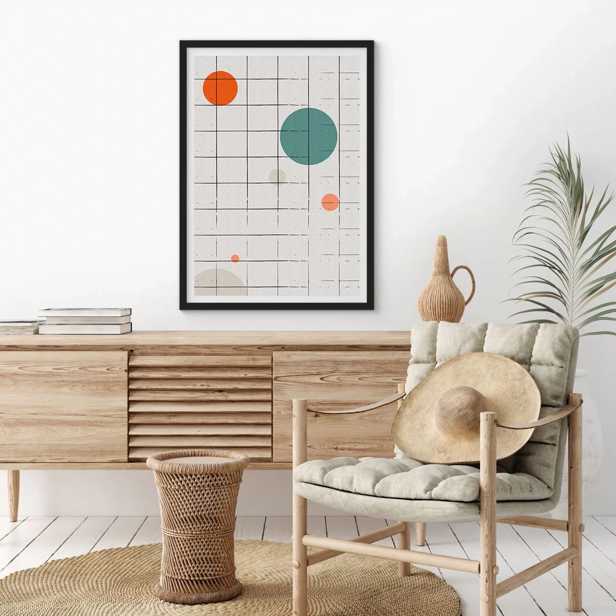 Pôster com moldura preta - Encurralado. Nós ou eles? - 70x100 cm