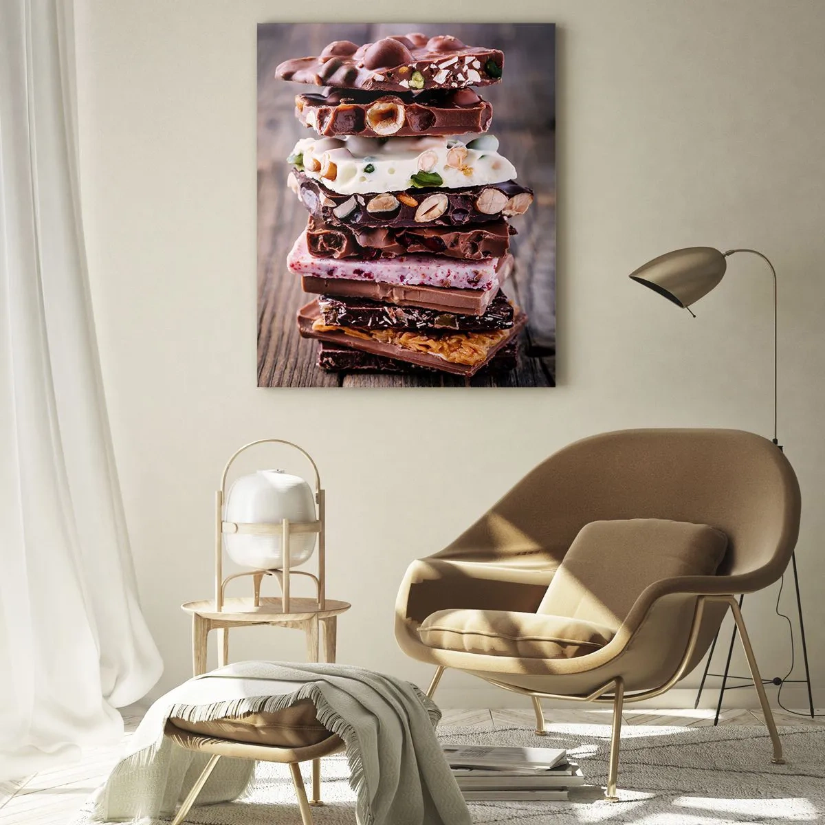 Quadro em vidro - Uma perspetiva encantadora - 80x120 cm