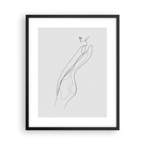 Pôster com moldura preta - Apenas uma promessa - 40x50 cm