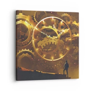 Quadro em tela - Na origem do tempo - 30x30 cm
