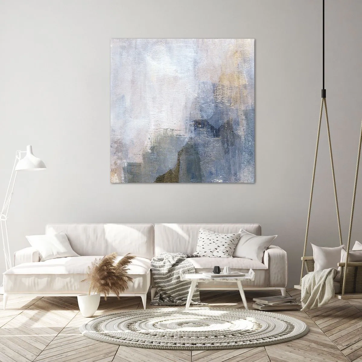 Quadro em tela - Tons e acordes das cores - 70x70 cm