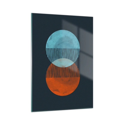 Quadro em vidro - Fantasia astronómica - 50x70 cm