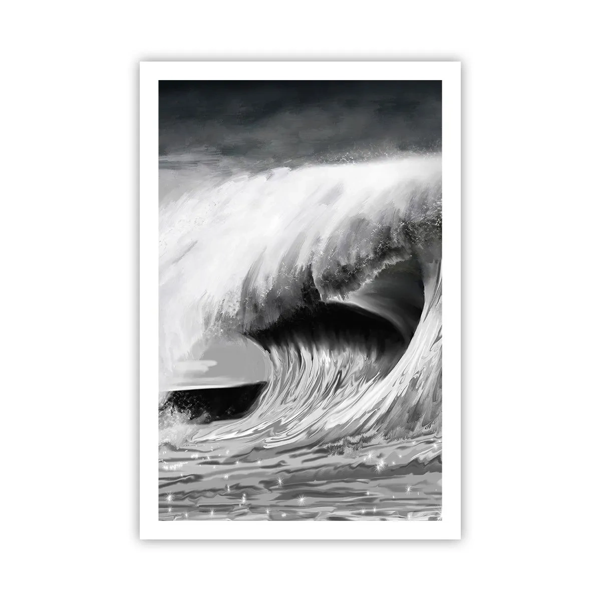 Pôster - A ira do oceano - 61x91 cm