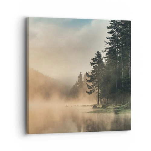 Quadro em tela - O nascimento do dia - 30x30 cm