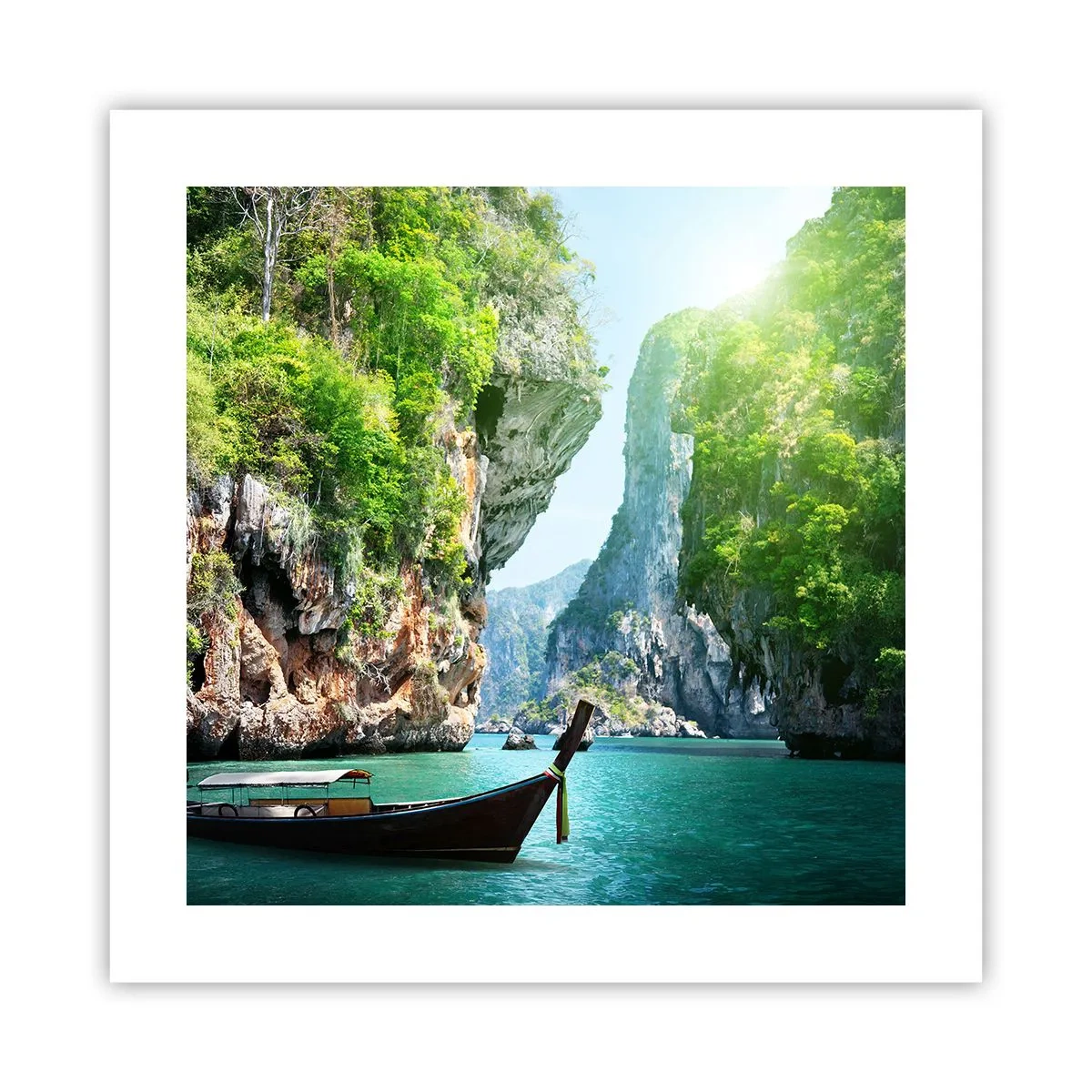 Pôster - Um convite para uma viagem exótica - 40x40 cm