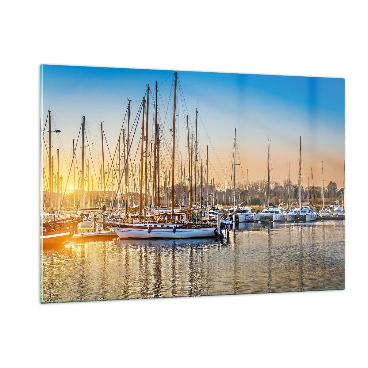 Quadro em vidro - O vento também deve dormir - 120x80 cm