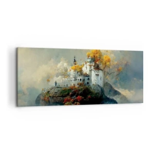 Quadro em tela - O começo de uma história romântica - 120x50 cm