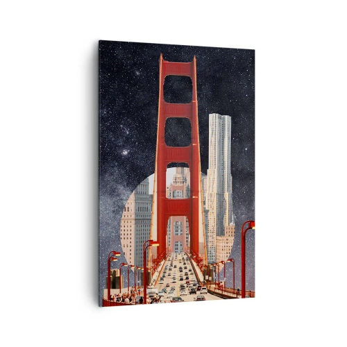 Quadro em tela - Sempre no centro - 80x120 cm