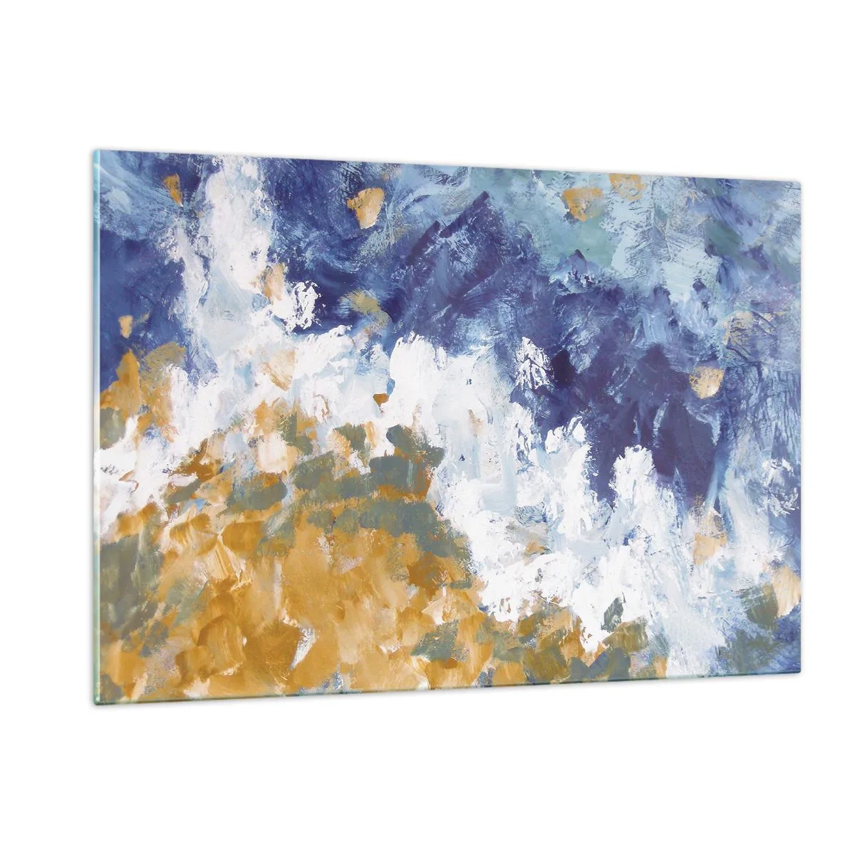 Quadro em vidro - Dança dos elementos - 120x80 cm