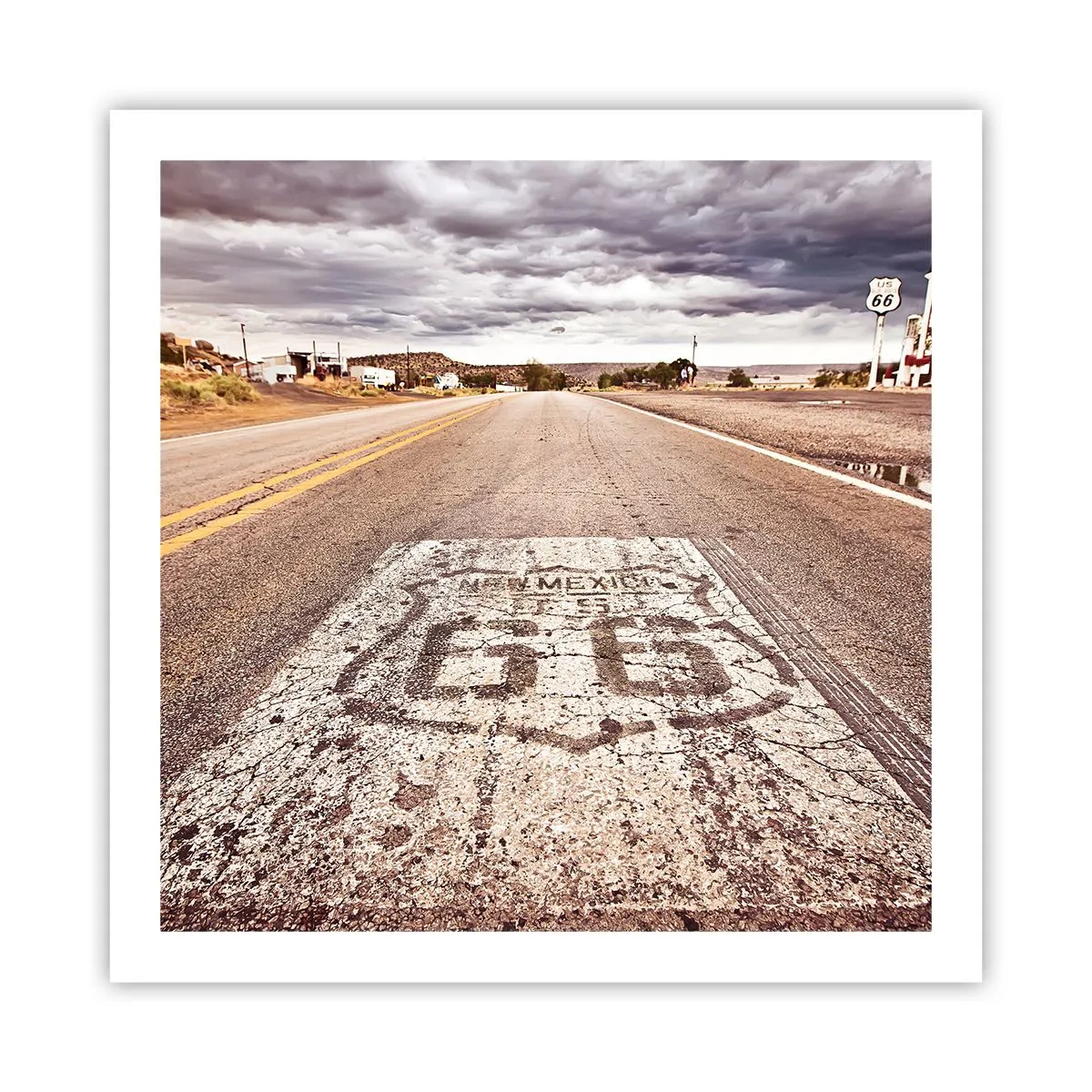 Pôster - Mother Road - uma lenda americana - 60x60 cm