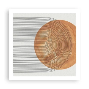 Pôster - Composição solar - 60x60 cm