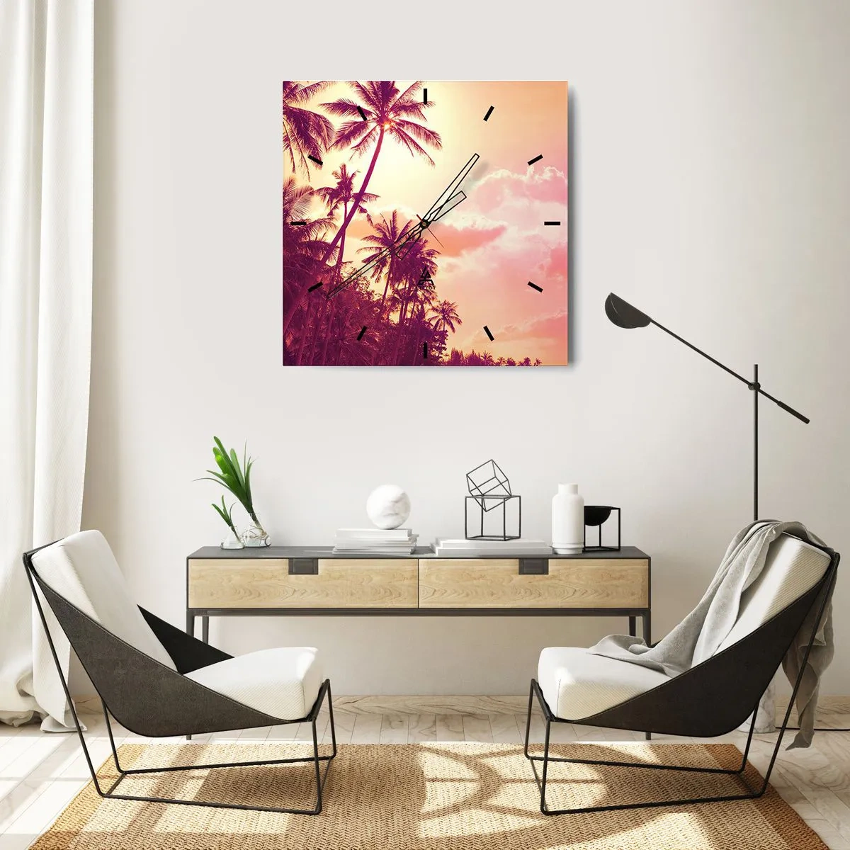 Relógio de parede - Relógio em vidro - Tem que escolher - 40x40 cm